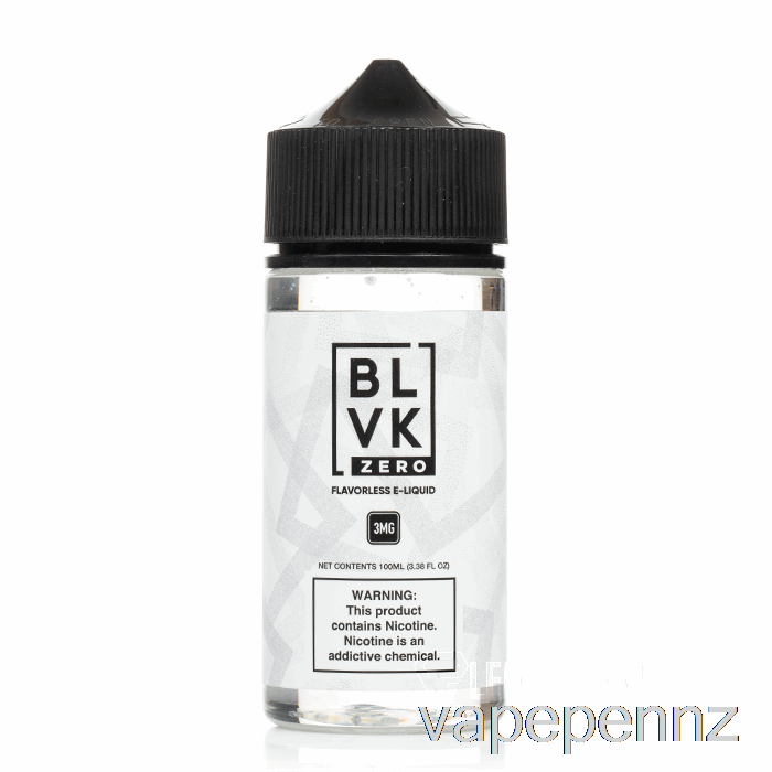 Flavorless - BLVK - 100mL 3mg VAPE NZ